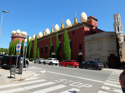 Le musée Dali, vue extérieure