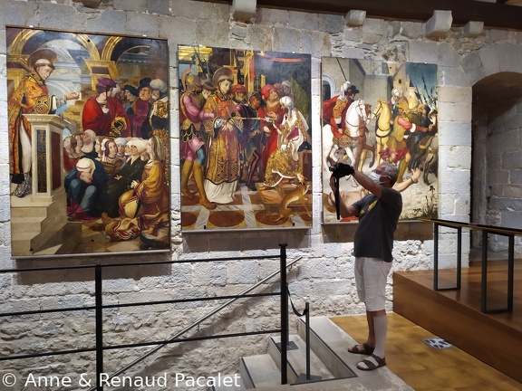 Toiles religieuses au musée d'art de Gérone