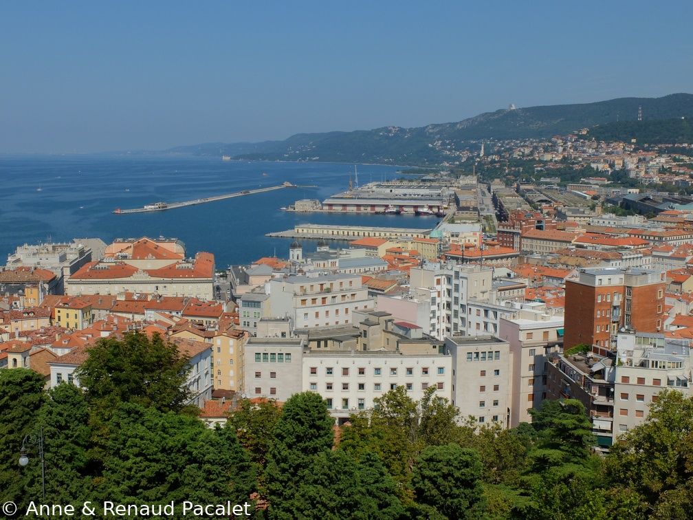 Trieste vue du château