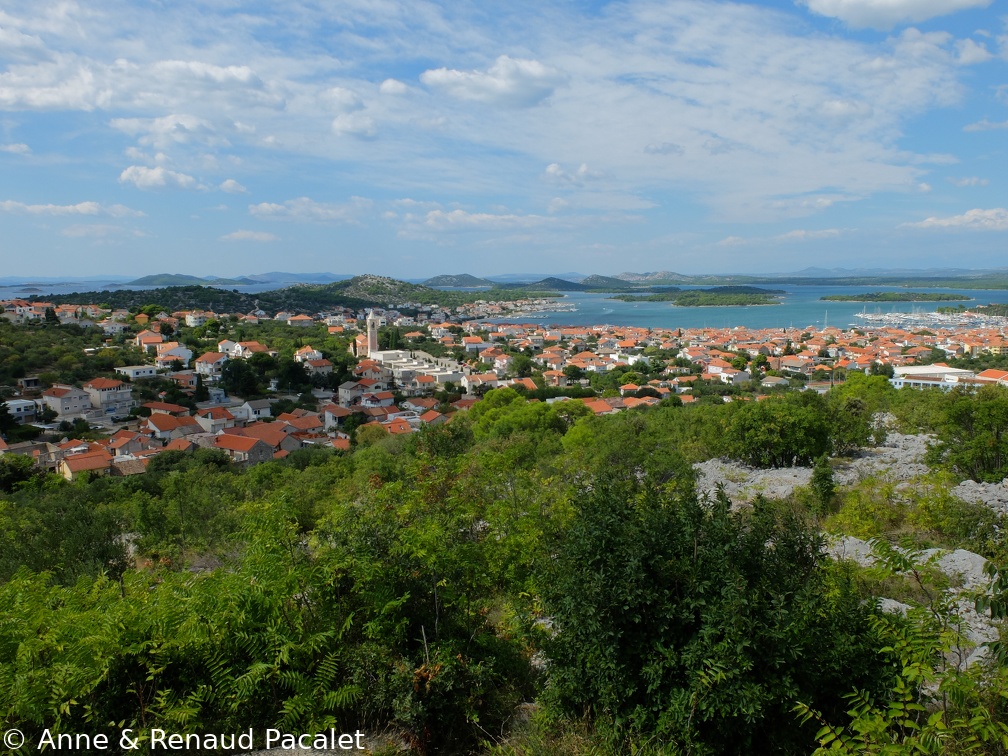 Le paysage vu depuis l'église Saint Roch