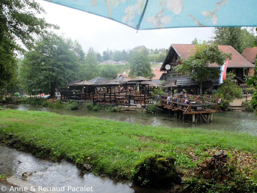 Rastoke sous la pluie