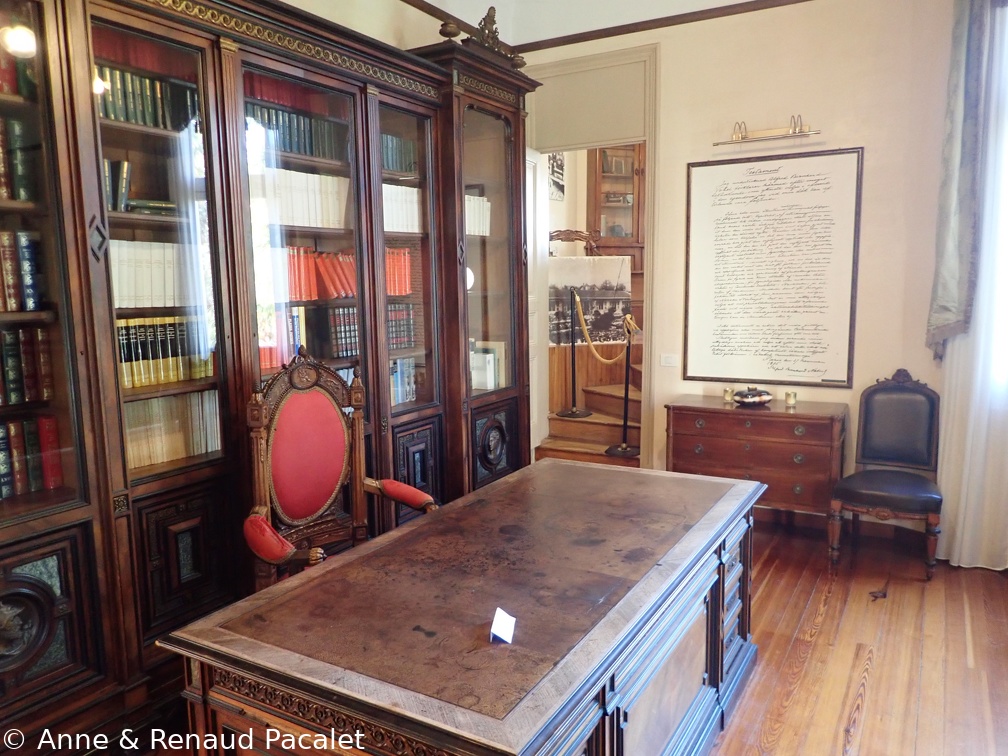 Le bureau d'Alfred Nobel avec son mobilier d'origine