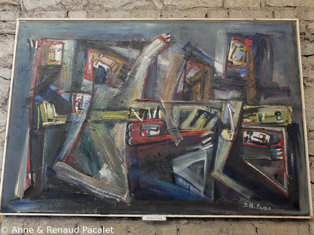 La mort de Jésus (Morte di Gesù) d'Italo Bolano, église San Gaetano de Marina di Campo