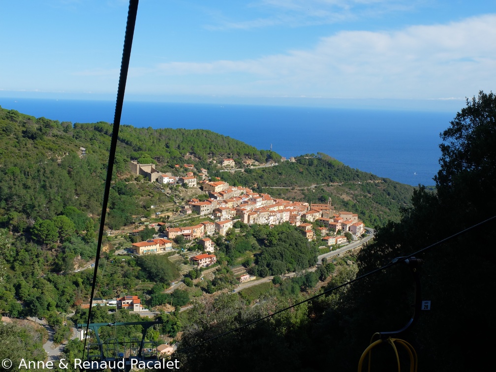 Marciana vue depuis le 