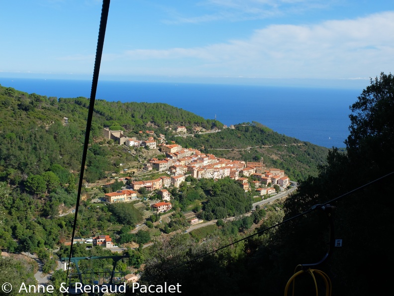 Marciana vue depuis le 