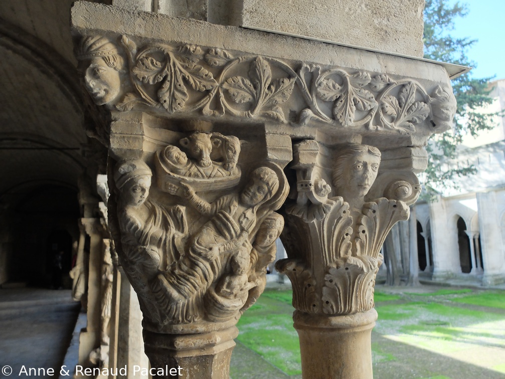 Les BDs de pierre du cloître