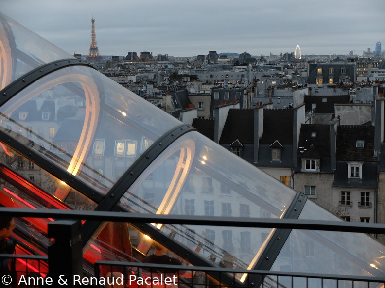 Beaubourg, la tour Eiffel et la grande roue