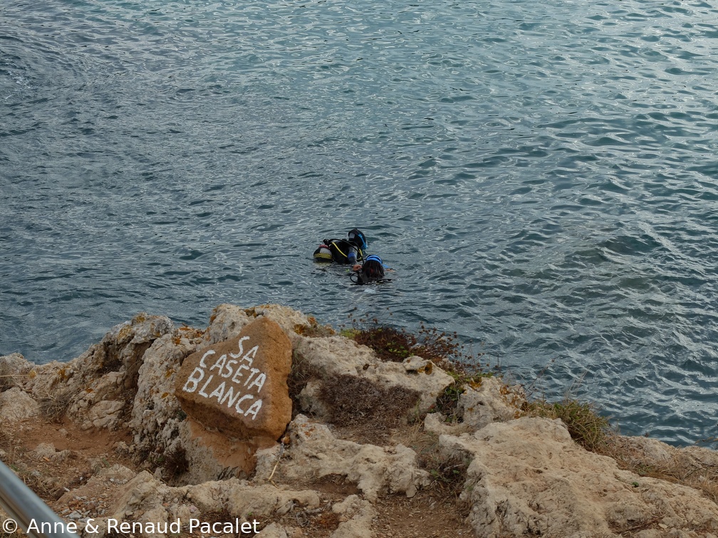 Site de plongée dans la baie de Fornells