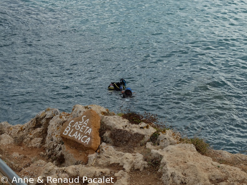 Site de plongée dans la baie de Fornells