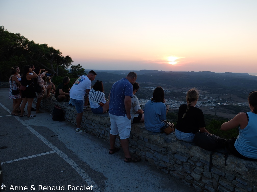 Coucher de soleil depuis le mont Toro