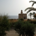 La tour du Castell de Sant Nicolau vue depuis la ville