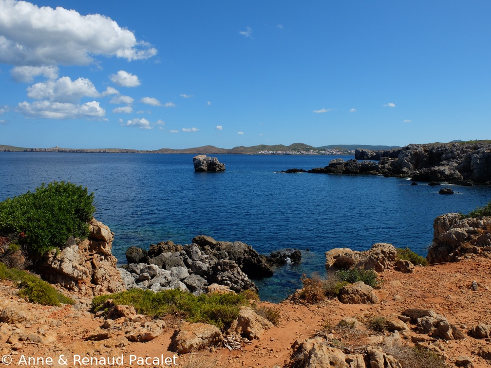 Fornells plages vu depuis le cap Cavalleria