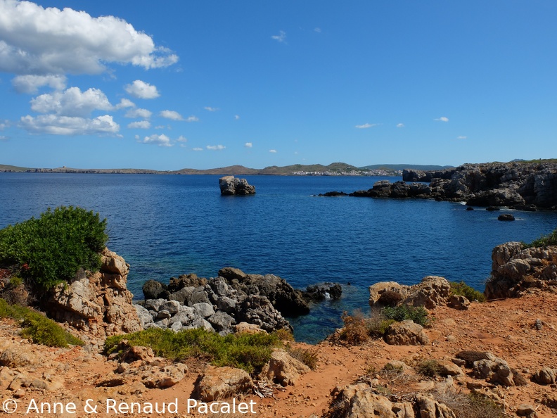 Fornells plages vu depuis le cap Cavalleria
