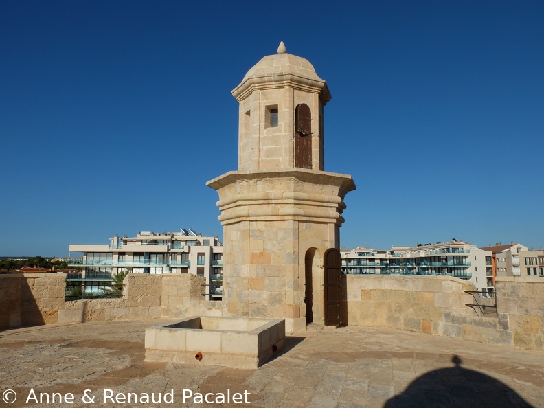 Le front de mer de Ciutadella vu depuis le castell Sant Nicolau