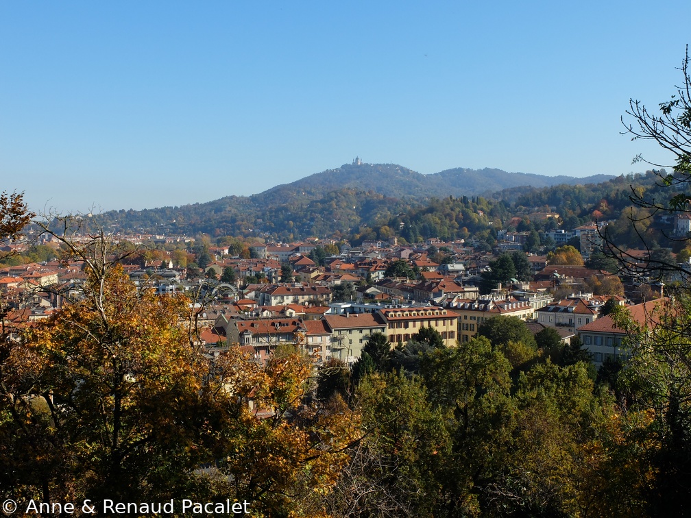 D'une basilique à l'autre, Superga vue depuis Monte dei Cappuccini