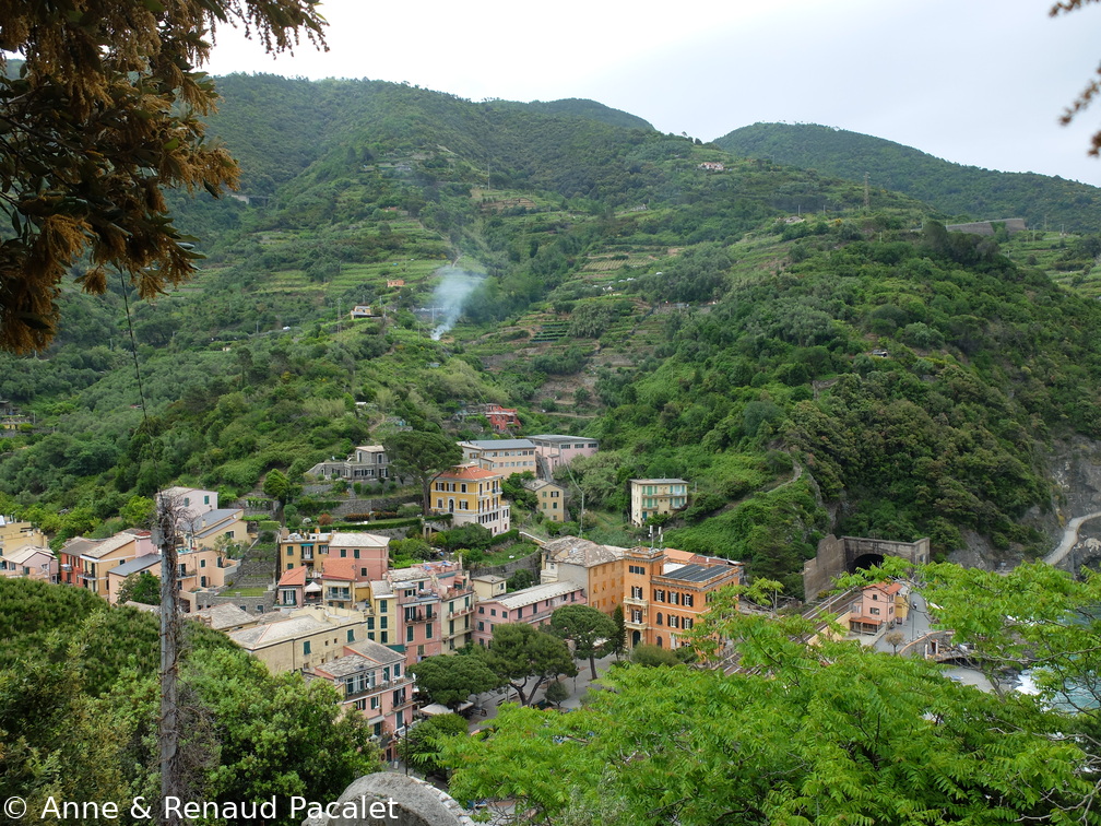 Vue sur Monterosso depuis le Convento dei Cappuccini