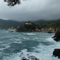 Monterosso vu depuis le sentier vert-azur vers Vernazza