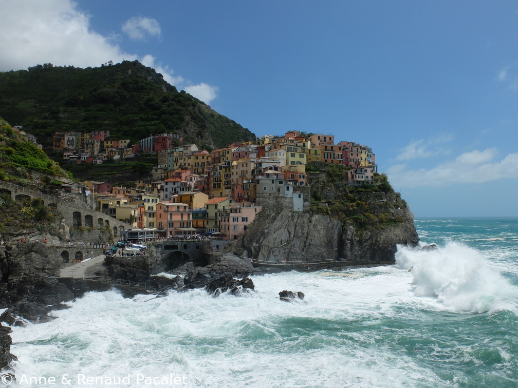 Manarola vu depuis la Punta Bonfiglio