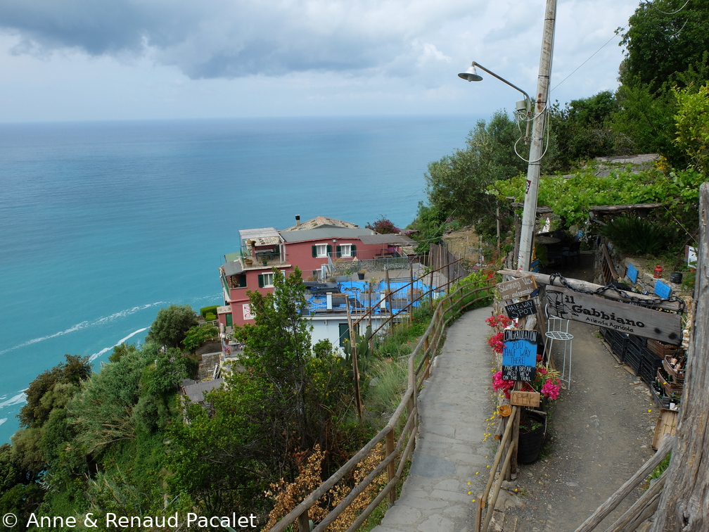 Prevo, un petit hameau à mi-chemin entre Vernazza et Corniglia