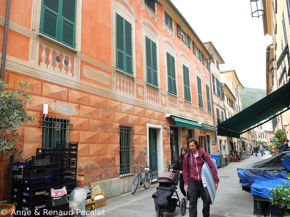 Façades peintes en trompe l’œil à Levanto