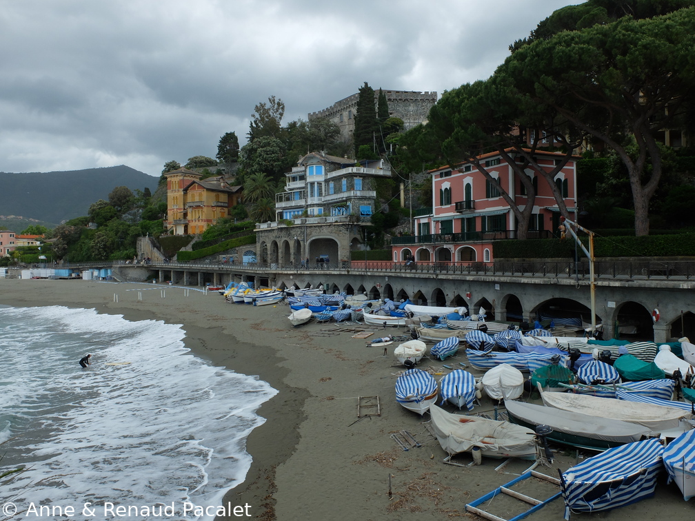 Les villas anglaises du XIXème siècle sur le front de mer de Levanto