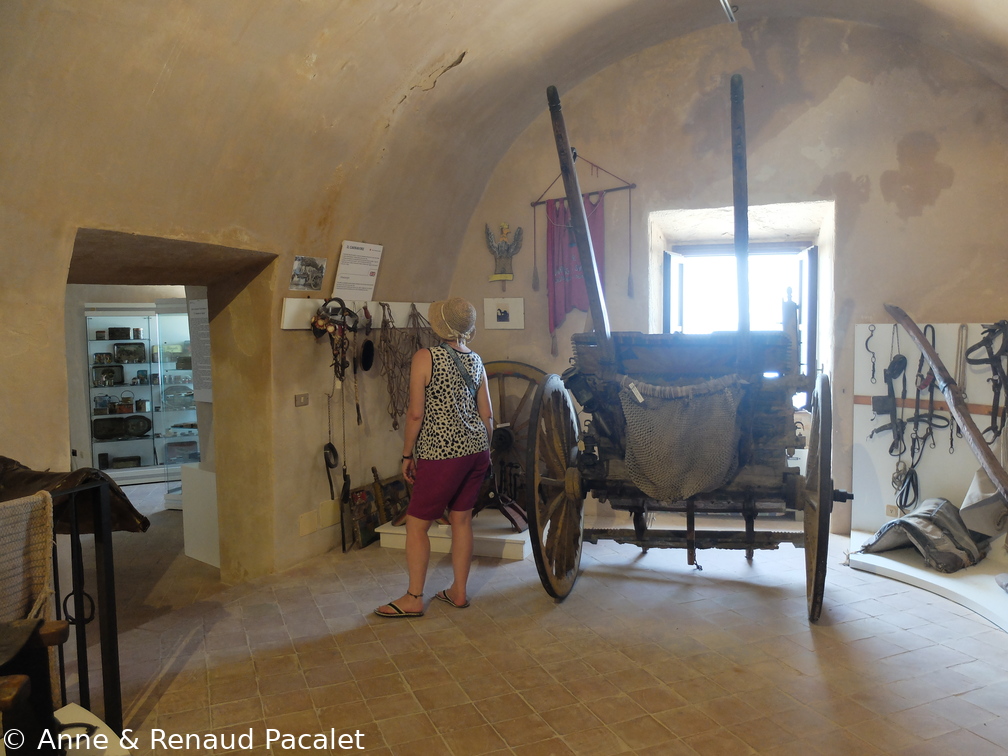 Le musée ethno-anthropologique Annalisa Buccellato à l'intérieur de la citadelle