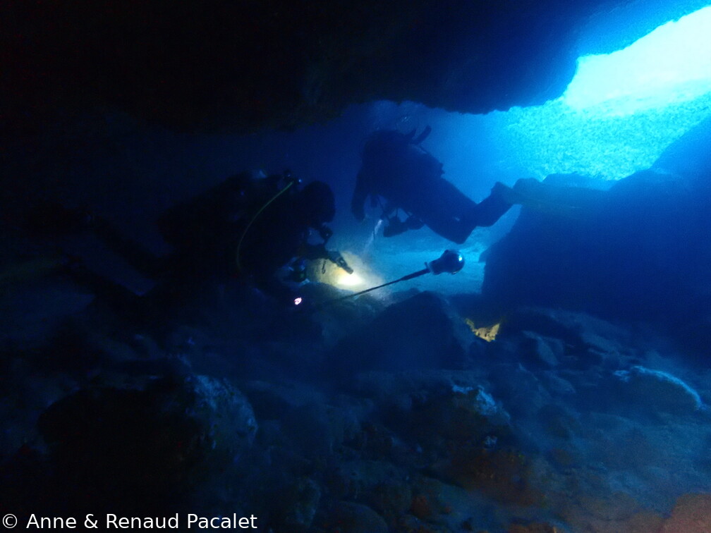 Une des grottes de Sotto la Galleria