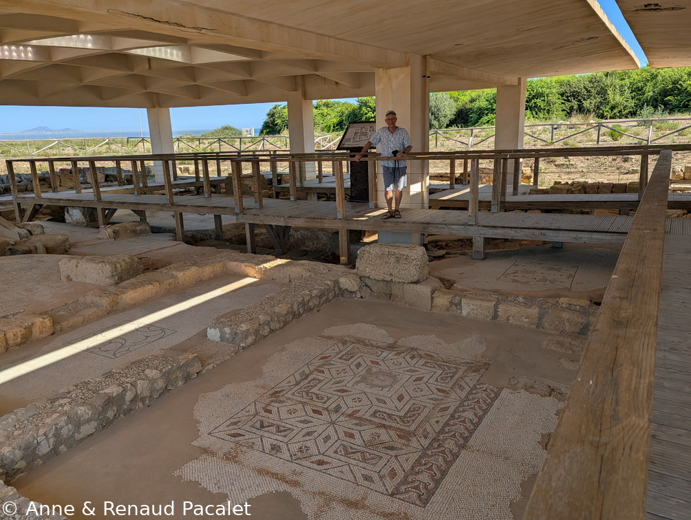 Les vestiges de la villa romaine